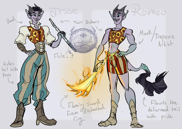 two colored fullbodies and design fee 65USD